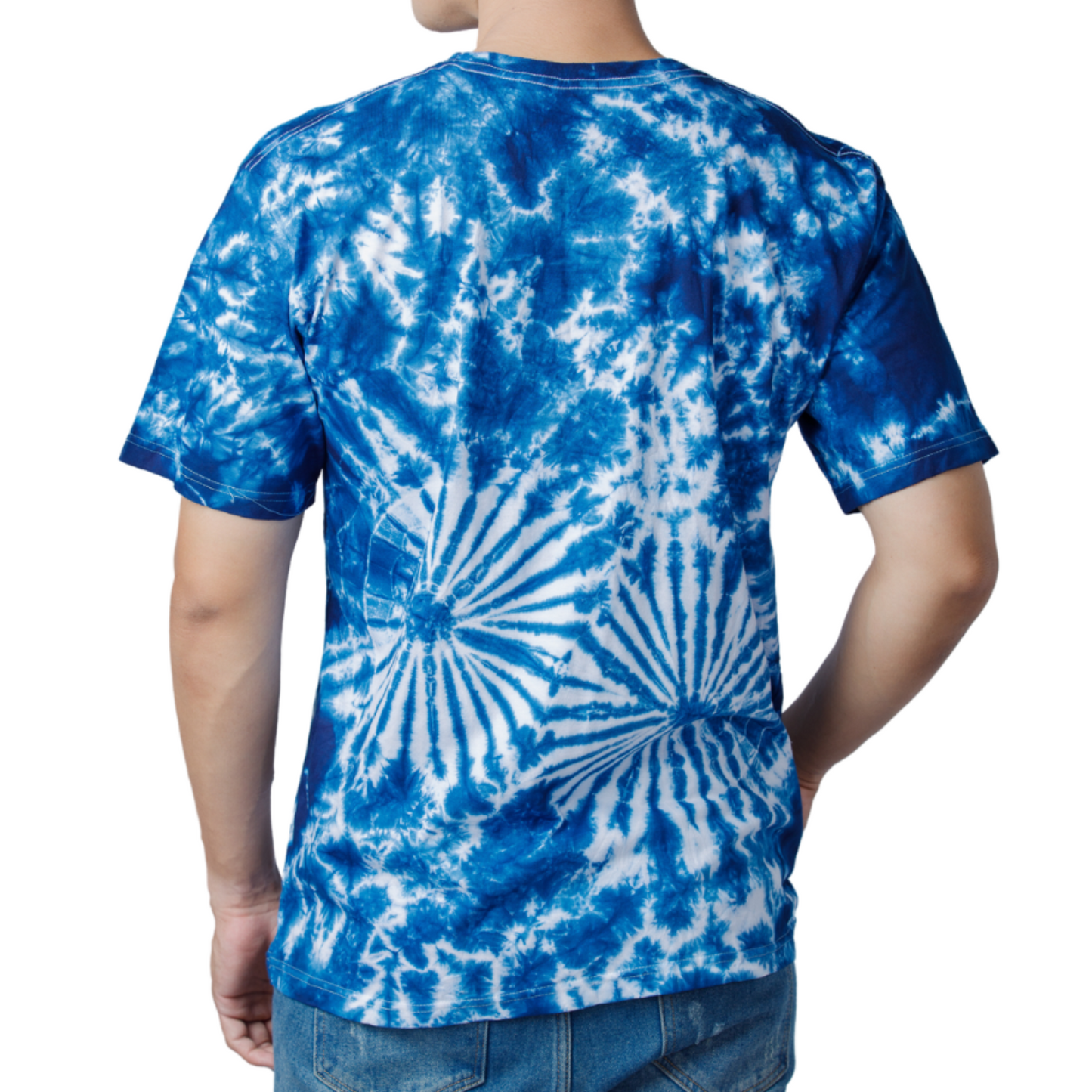 Tie Dye T Shirts for Men Women Teens - Short Sleeve Round Neck | 100% Cotton Shirt | Casual Summer Tee Tops